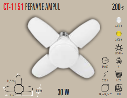 Pervane Ampul (30W)