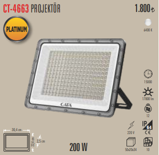 Platinum Projektör (200W)