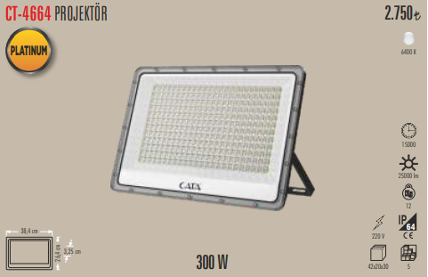Platinum Projektör (300W)
