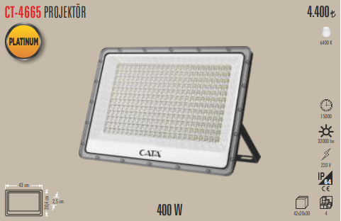 Platinum Projektör (400W)