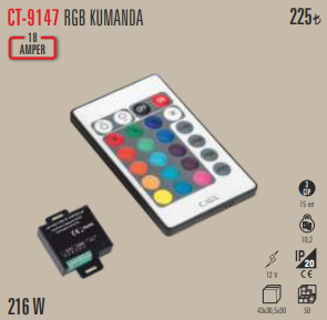 RGB Kumanda 216 W