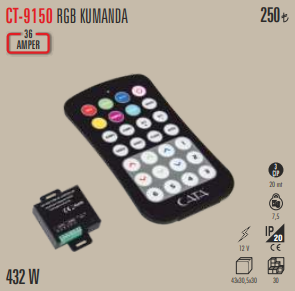 RGB Kumanda 432 W