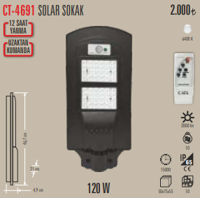 Solar Sokak 120 W
