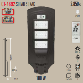 Solar Sokak 180 W