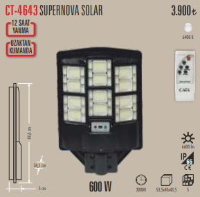 Supernova Solar 600 W