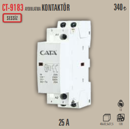 Aydınlatma Kontaktör 25 A