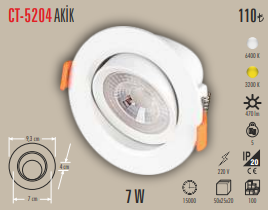 Akık Spot 7 W