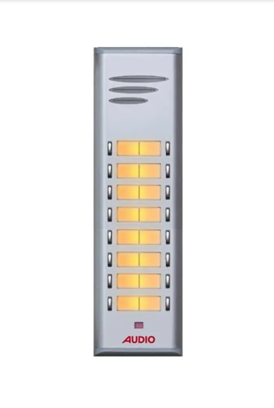 Audio 004849 E16 16lı Basic Serisi Çift Butonlu Zil Paneli