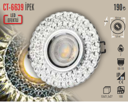 İpek Led Efektli Spot