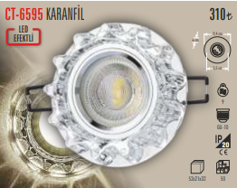Karanfil Led Efektli Spot