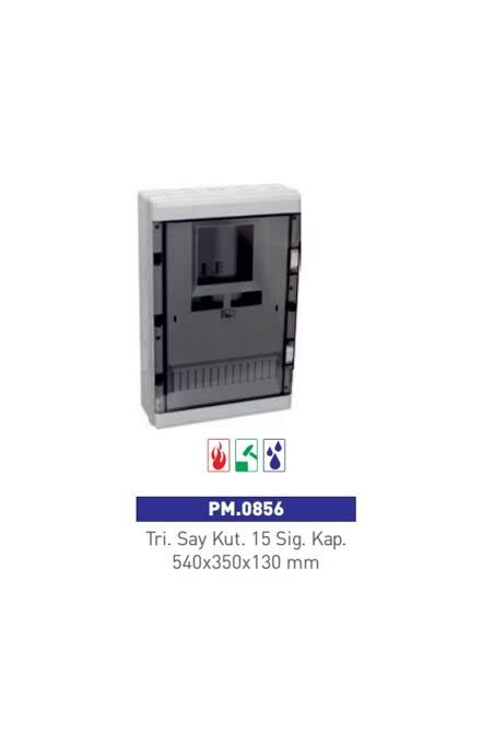 Çet-San Trifaze Sayaç Kutusu (IP65) - PM.0856