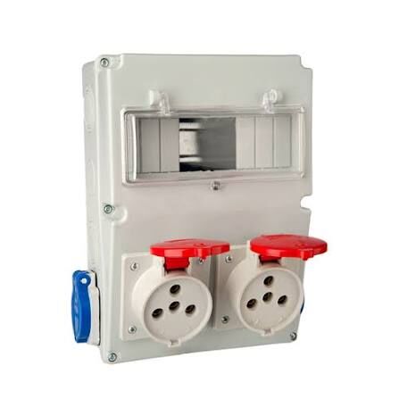 Çet-San 11 Otomatlı Eko Kombinasyon Kutusu - Prizli (2 Ad. 3x25 Ön / 2 Ad. 1x16 Yan) - KP.0280
