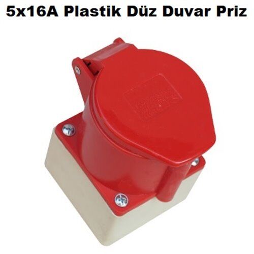 5/16A. Pls. Düz Duvar Priz