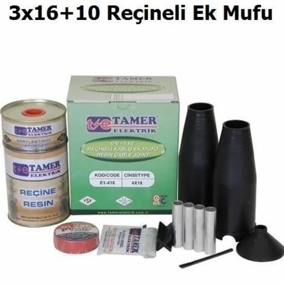 Reçineli Ek Muf 3 x 16 + 10