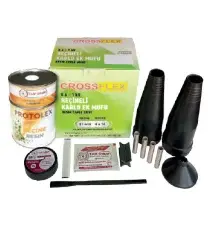 Reçineli Ek Muf 3 x 50 + 25