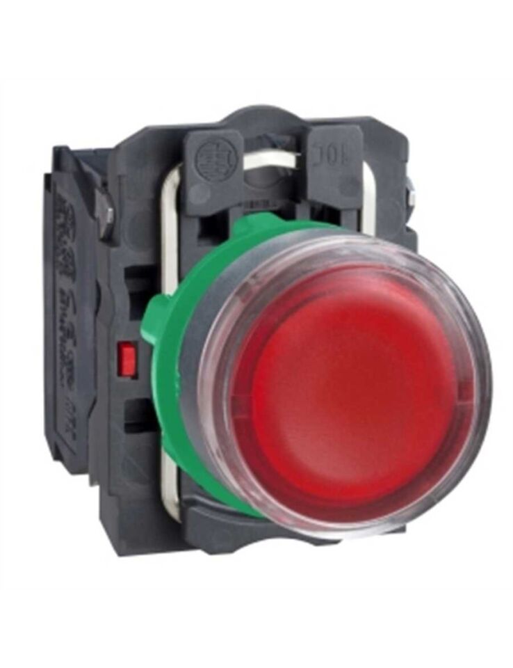 Kırmızı Kalıcı Buton (220V / 22mm)