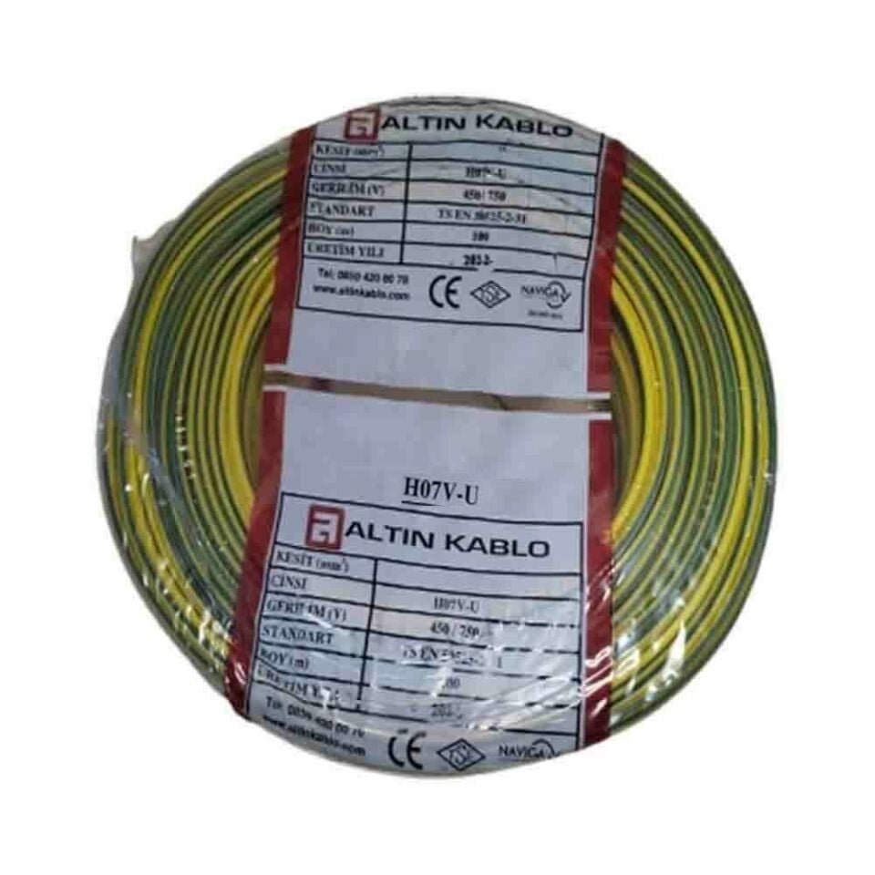 10 NYA Kablo (Altın) 100 Metre