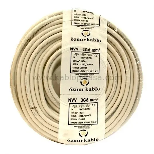 3x6 TTR Kablo 100 Metre